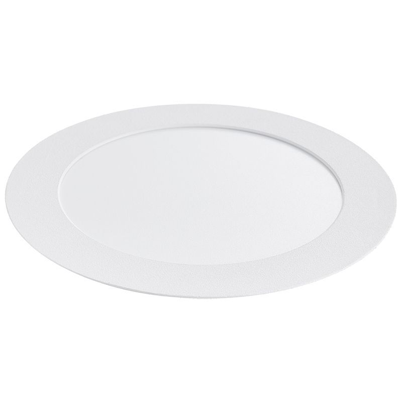 Plafon Branco Redondo de Embutir em LED 24W (520,0009) - Noll Led