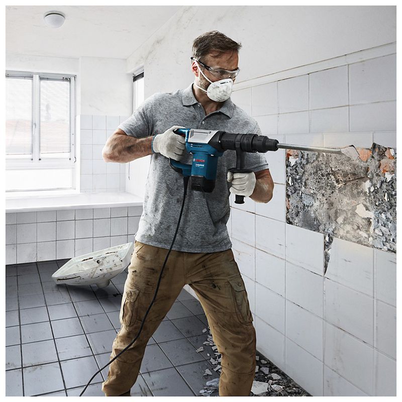 Martelete demolidor Bosch GSH 500 1100W com cinzel e maleta