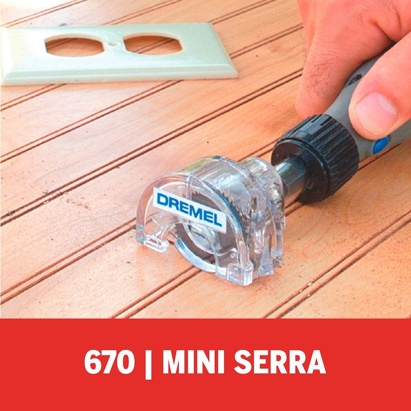 Acoplamento de Minisserra 670 - Dremel