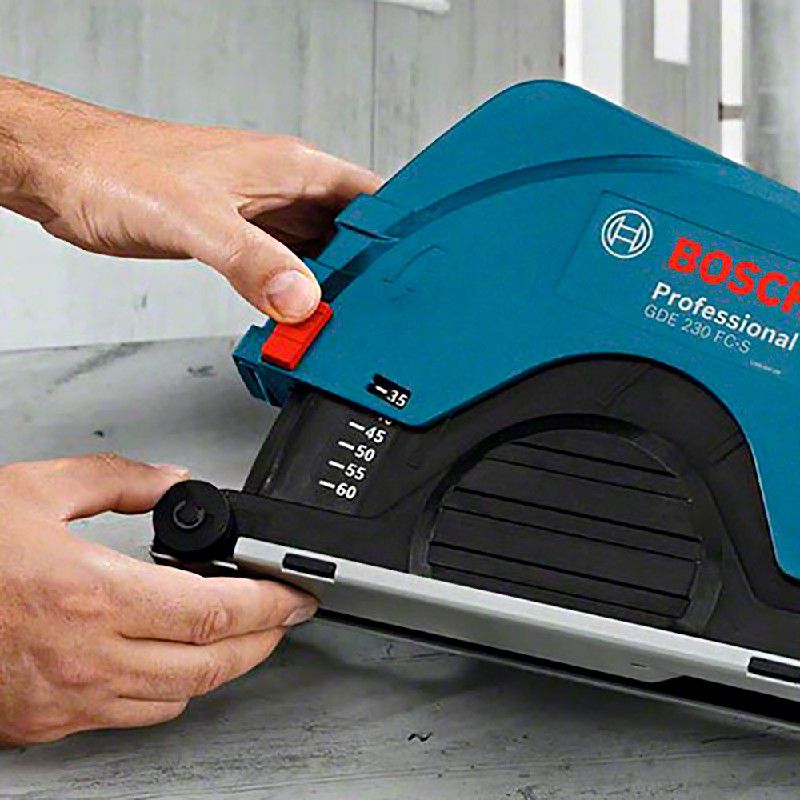 Sistema de Aspiração de Pó GDE 230 FC-S para Esmerilhadeiras de 9'' Bosch 