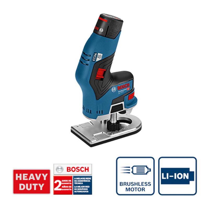 Tupia a Bateria Bosch GKF 12V-8, 12V, com 2 Pinças, sem Bateria e sem Carregador