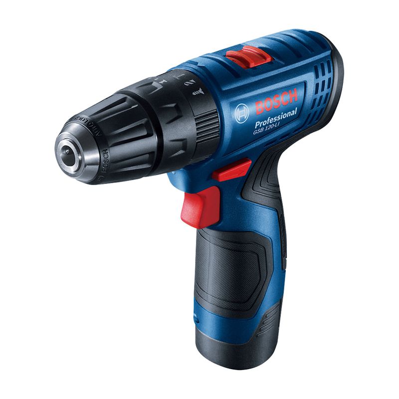 Kit Bosch Furadeira e Parafusadeira GSB 120-LI e Chave de Impacto GDR 120-LI 12V