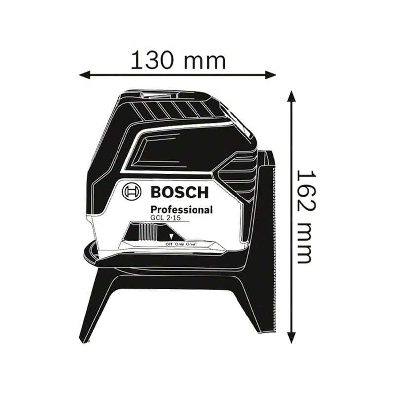 Nivel Laser Combinado 15 Metros GCL2-15 em maleta - Bosch