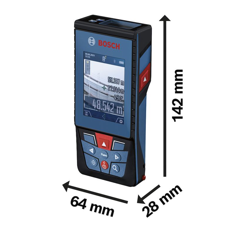Trena Laser GLM 100-25 C Alcance 100m com Bluetooth - Bosch