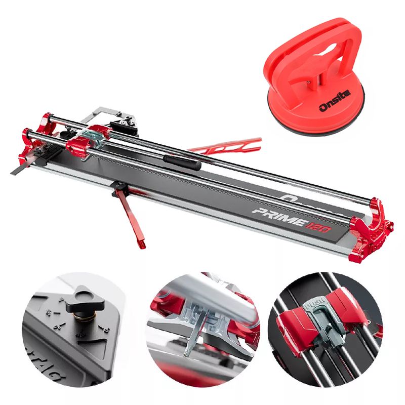 Cortador Manual Para Pisos Prime 120 Com Ventosa Simples Para 30kg - Cortag