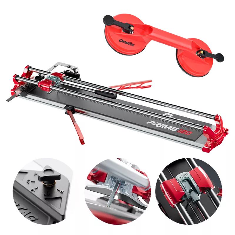 Cortador Manual Para Pisos Prime 120 Com Ventosa Dupla Para 60kg - Cortag