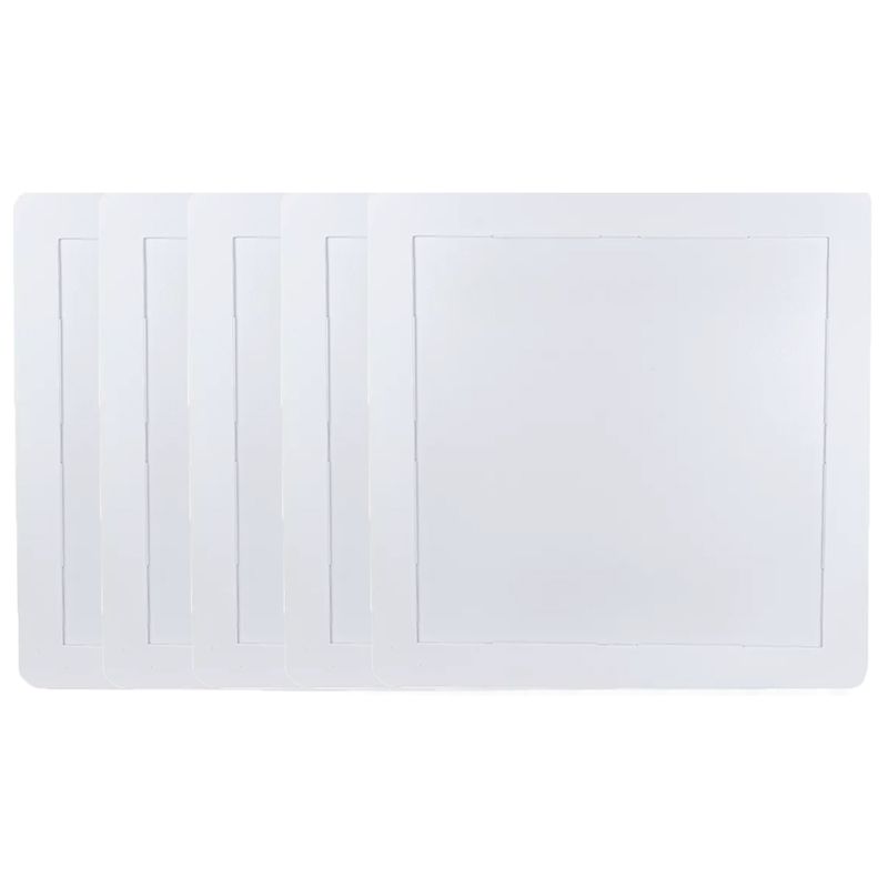 Kit Plafon LED Quadrado de Embutir 24W - 3000K Com 5 Unidades (520,0047) - Noll LED