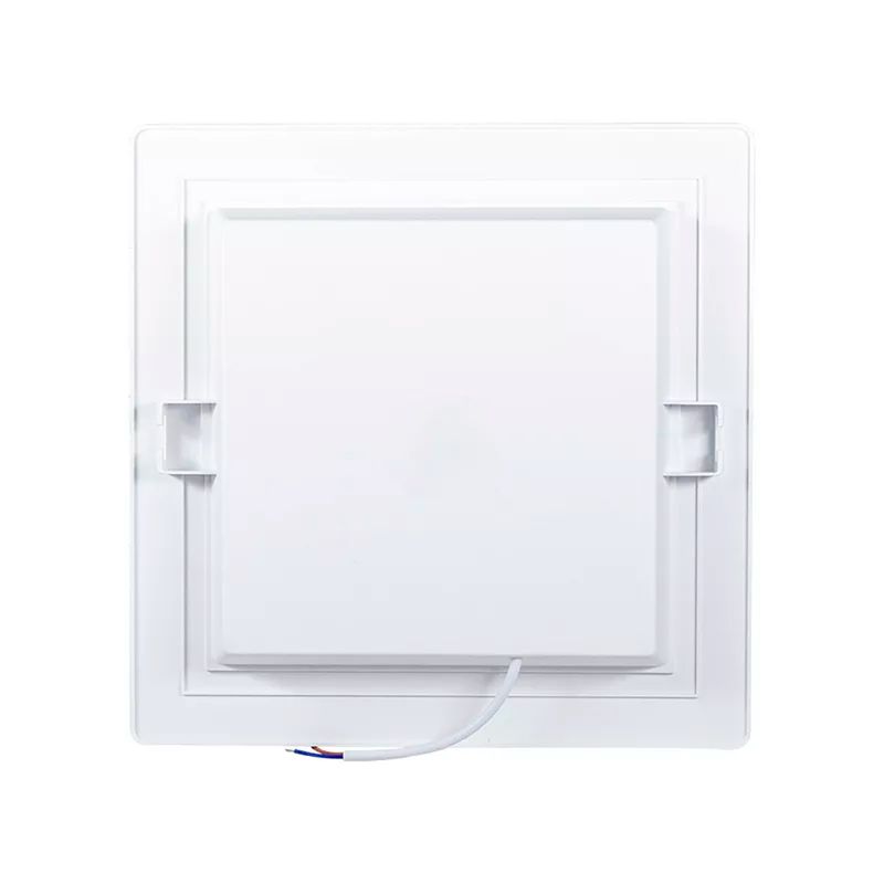 Kit Plafon LED Quadrado de Embutir 24W - 6500K Com 10 Unidades (520,0011) - Noll LED