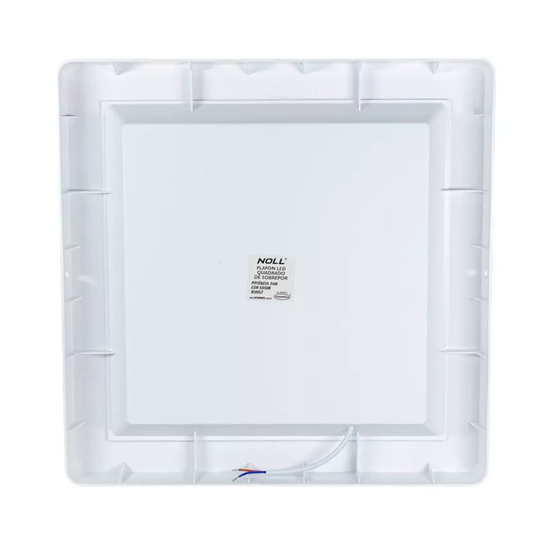 Kit Plafon LED Quadrado de Sobrepor 24W - 4000K Com 2 Unidades (520,0056) - Noll LED