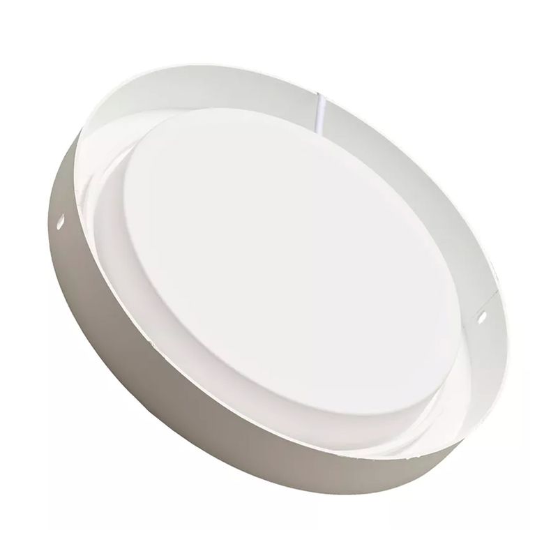 Kit Plafon LED Redondo de Sobrepor 24W - 4000K Com 2 Unidades (520,0052) - Noll LED