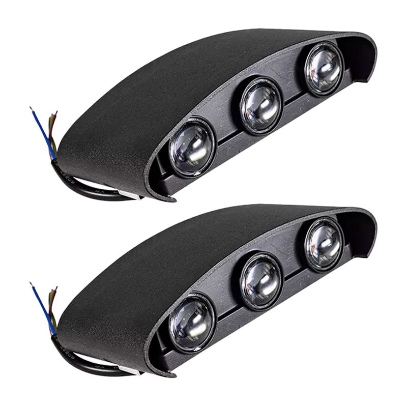 Kit Arandela de Parede Externa/Interna 6W - 4000K Com 2 Unidades (520,0031) - Noll LED