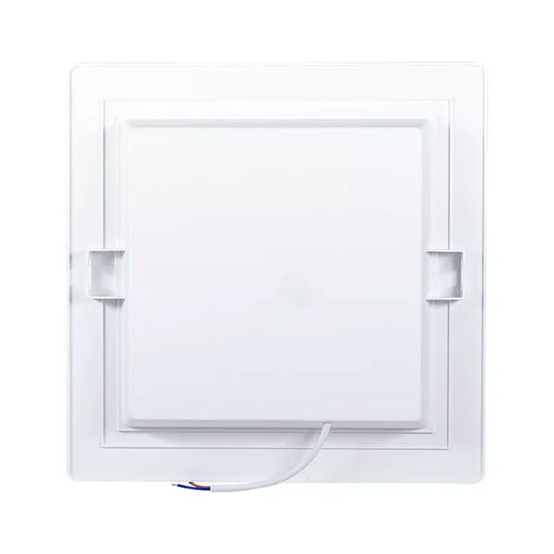 Kit Plafon LED Quadrado de Embutir 18W - 3000K Com 10 Unidades (520,0045) - Noll LED