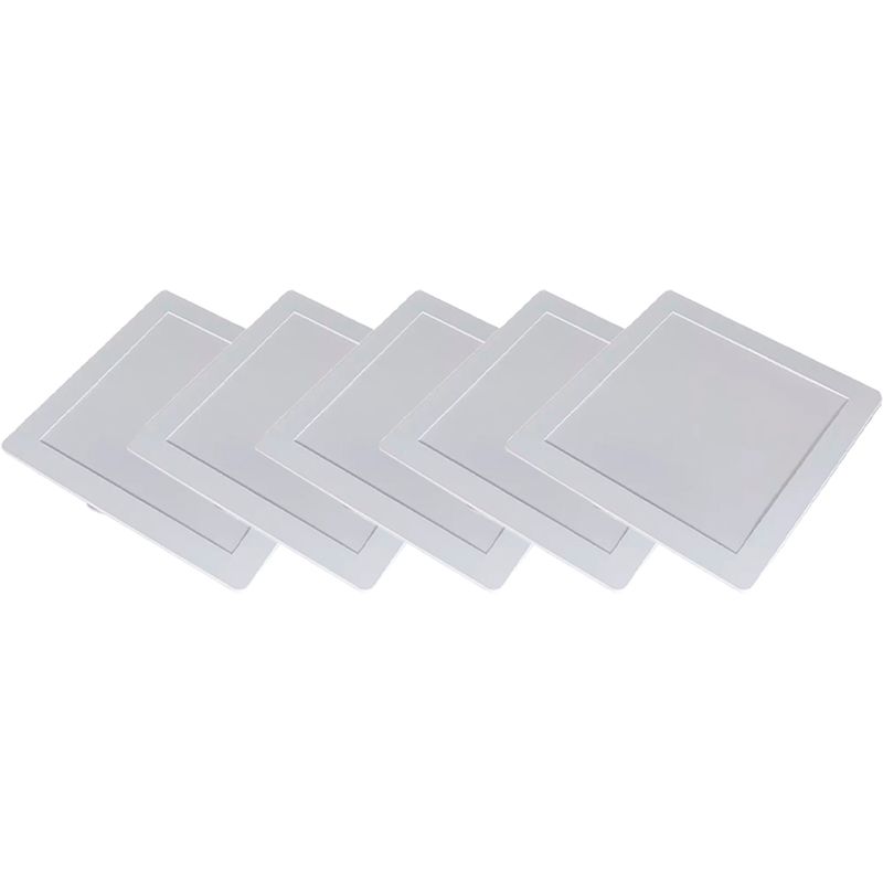 Kit Plafon LED Quadrado de Embutir 18W - 6500K Com 5 Unidades (520,0010) - Noll LED