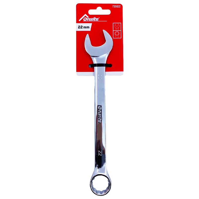 Chave Combinada 22mm em Aço Carbono (735022) - Onsite