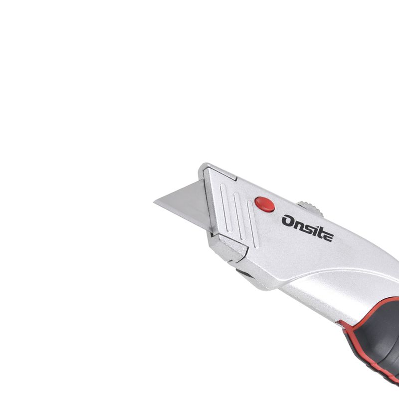 Estilete de Segurança Retrátil 165mm Com 5 Lâminas (711153) - Onsite