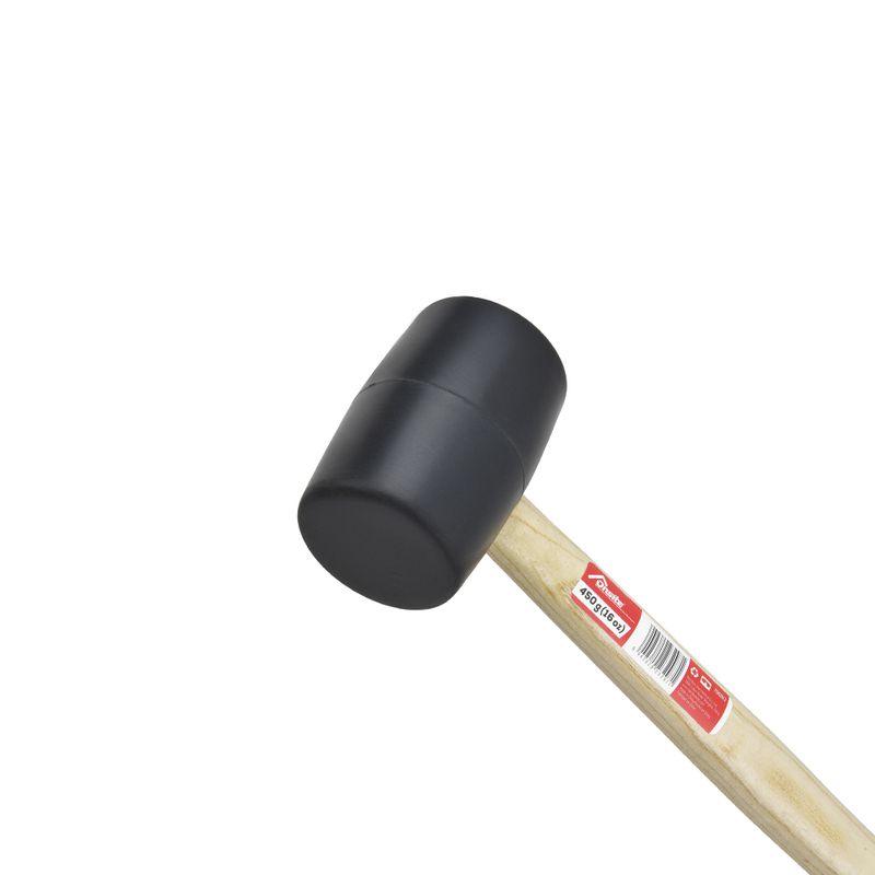 Martelo de Borracha Com Cabo de Madeira 450g (706813) - Onsite