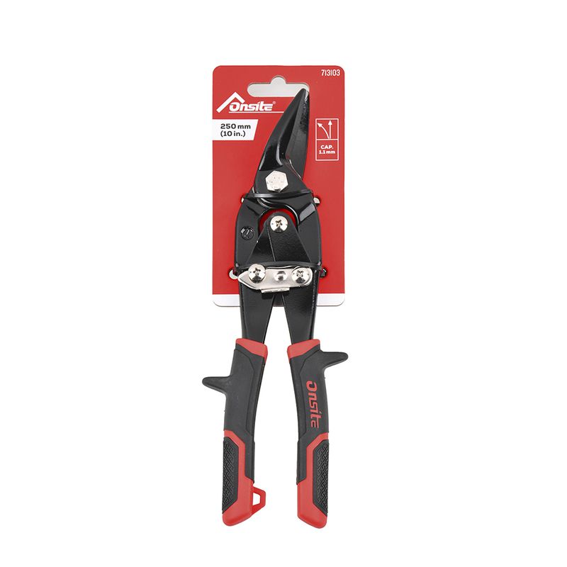 Tesoura Para Chapa Tipo Aviação Esquerda 10'' (713103) - Onsite,