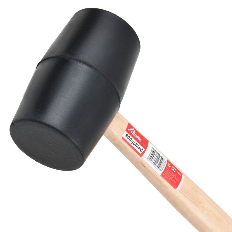 Martelo de Borracha Com Cabo de Madeira 900g (706815) - Onsite