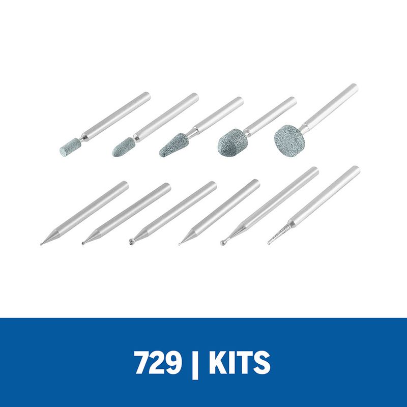 Kit de Acessórios Para Esculpir e Gravar 11 Peças (26150729AB) - Dremel
