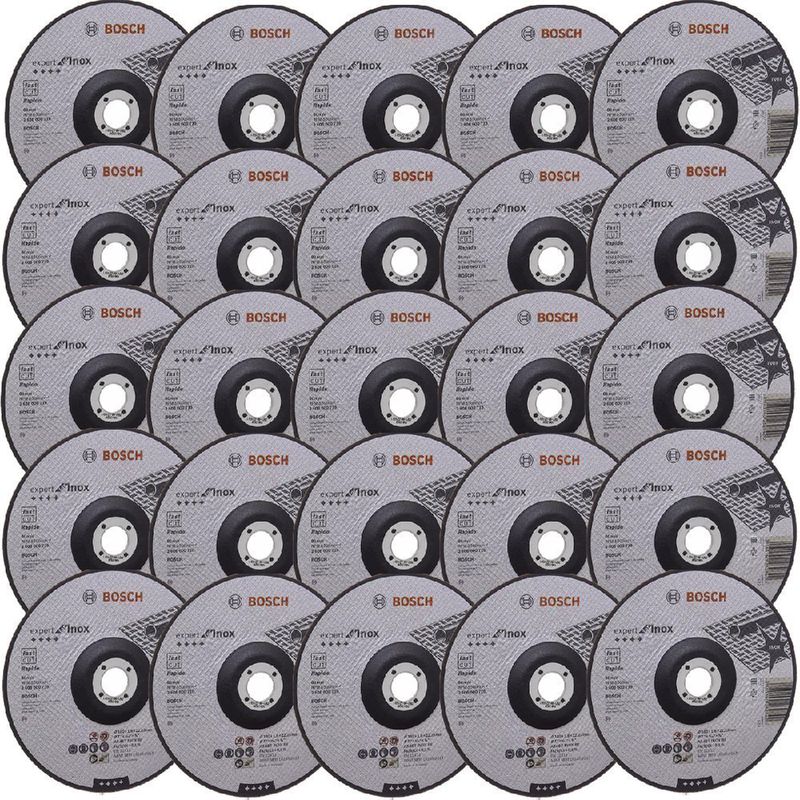 Kit Disco de Corte Deep Cut 180x1,6mm Com 25 Unidades (2608600710) - Bosch