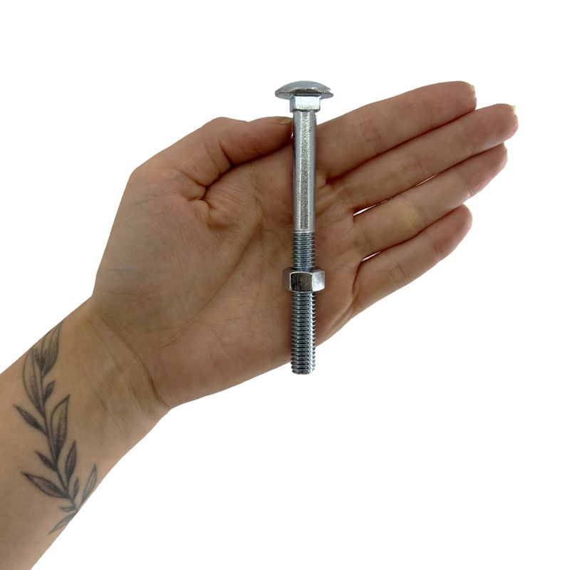 Kit Parafuso Francês Com Porca 3/8'' x 4'' - 53,0024 (Com 10 Unidades) - Nord