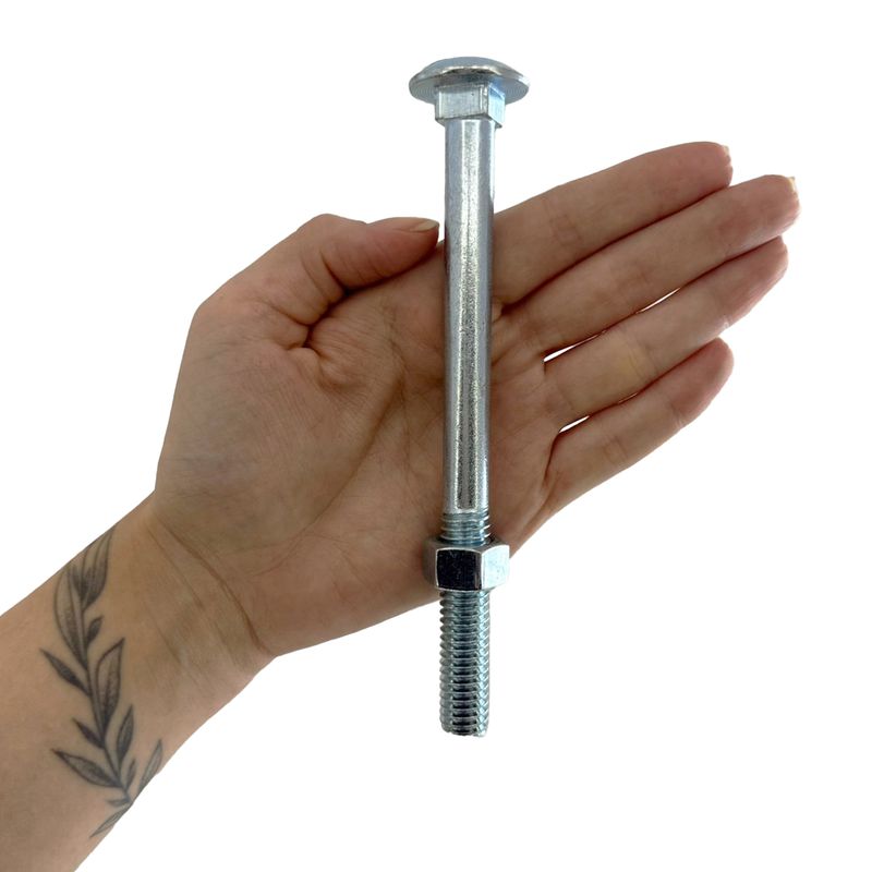 Kit Parafuso Francês Com Porca 1/2'' x 6'' - 53,0035 (Com 10 Unidades) - Nord