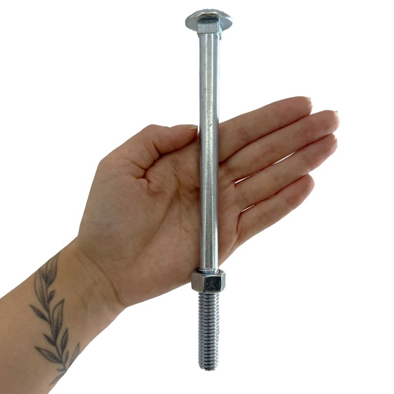 Kit Parafuso Francês Com Porca 1/2'' x 8'' - 53,0036 (Com 5 Unidades) - Nord