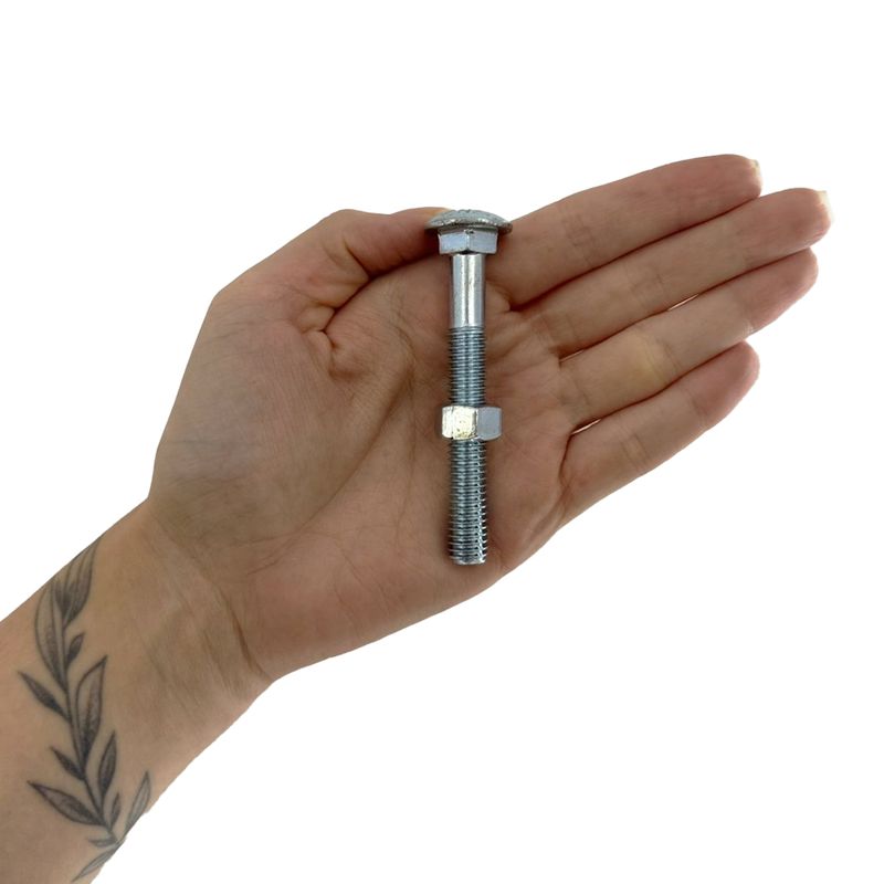 Kit Parafuso Francês Com Porca 3/8'' x 3'' - 53,0023 (Com 50 Unidades) - Nord