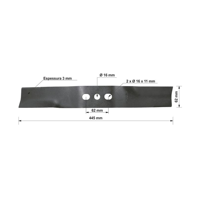 Lâmina de Reposição 450mm Para Cortador de Grama CE45M (78795/817) - Tramontina