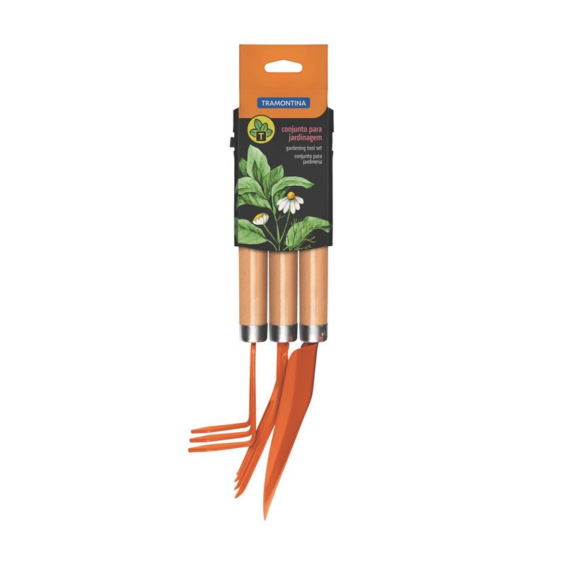 Conjunto Para Jardinagem Com 3 Peças Metálicas (78100/801) - Tramontina