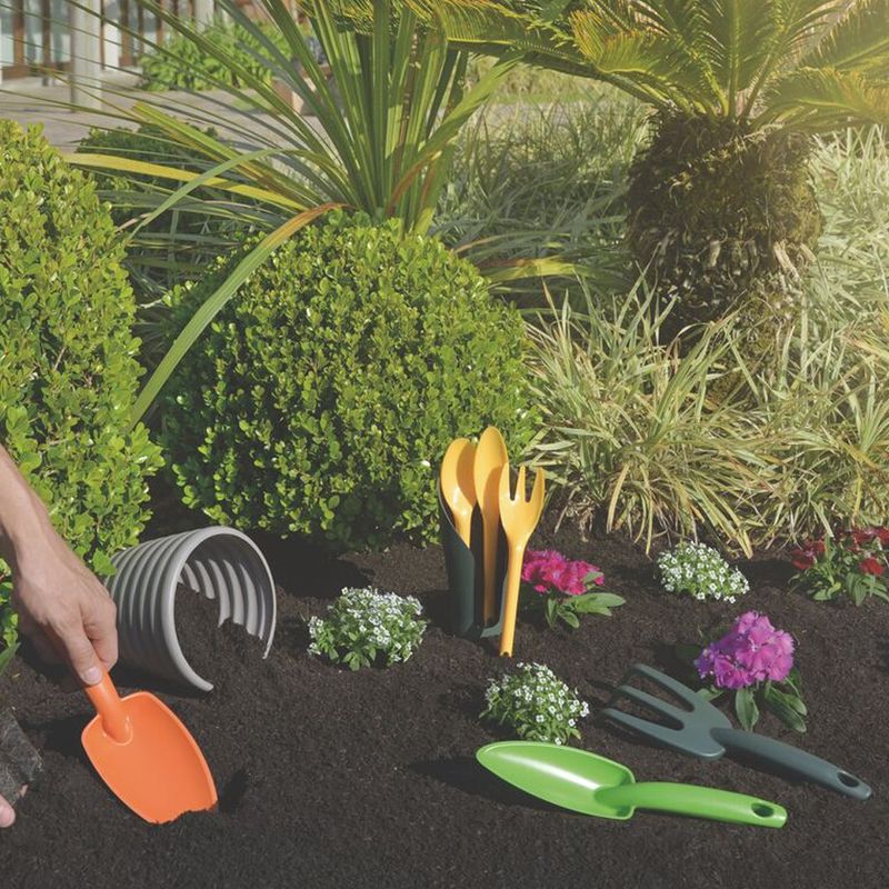 Conjunto Para Jardinagem Com 3 Peças em Plástico (78108/100) - Tramontina