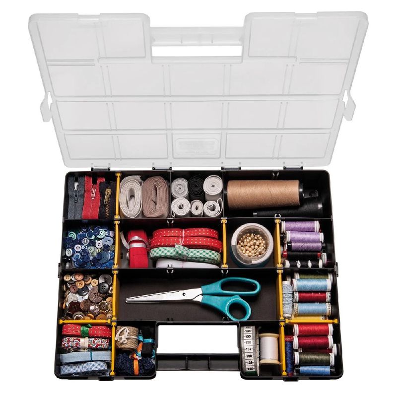 Maleta Plástica Organizadora 17'' Com Divisórias Móveis (43805/017) - Tramontina