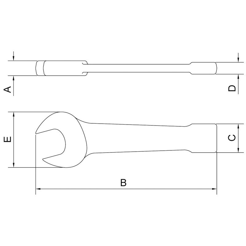 Chave Fixa de Bater 100mm (44628/100) - Tramontina Pro