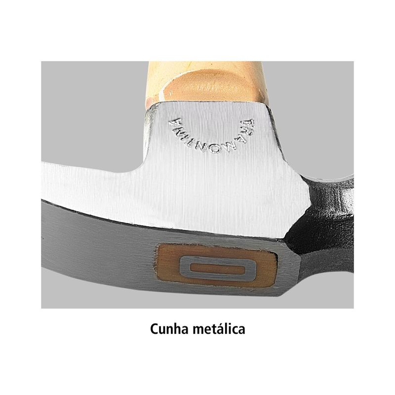 Martelo de Unha Com Cabo Compensado Longo 34mm (40380/034) - Tramontina Pro