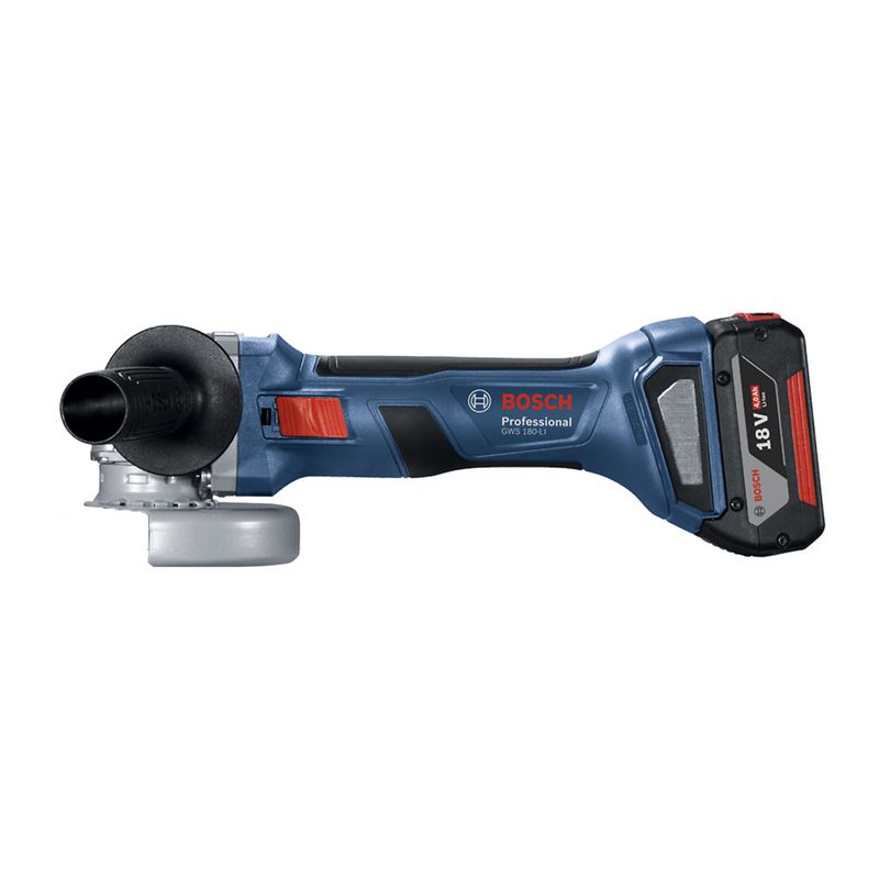 Esmerilhadeira Angular GWS 18V-8 Com Bateria e Carregador 18V (06019H90E1) - Bosch