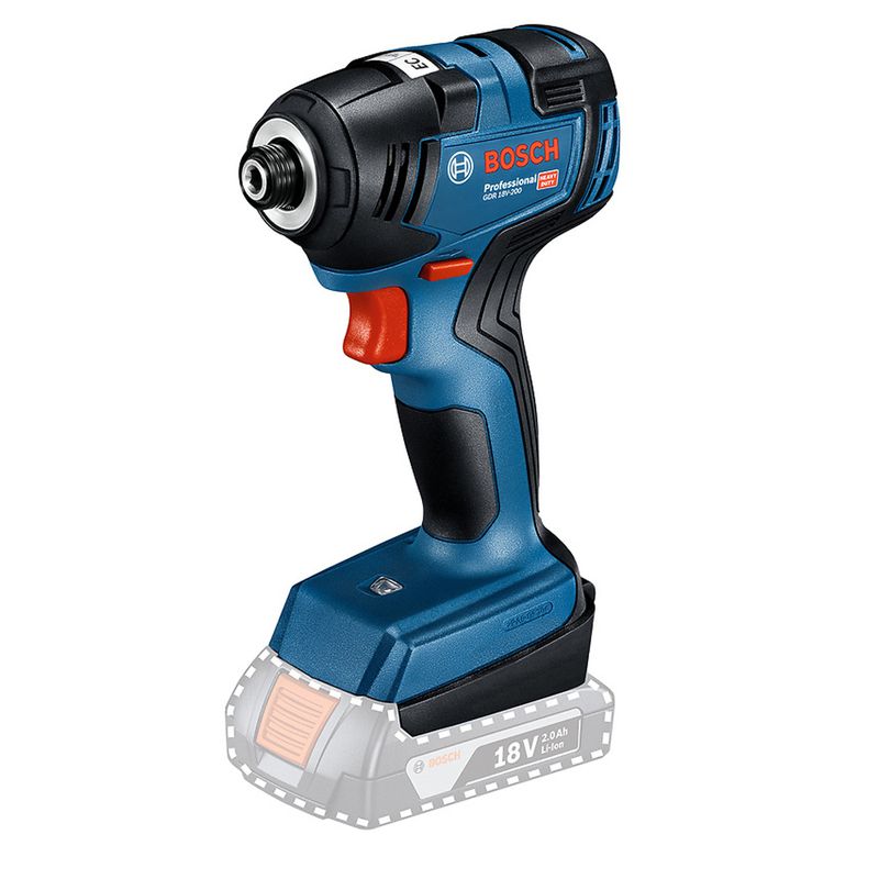 Kit Furadeira 18V GSB 185-LI + Chave de Impacto GDR 18V-200 (06019J21E1) - Bosch
