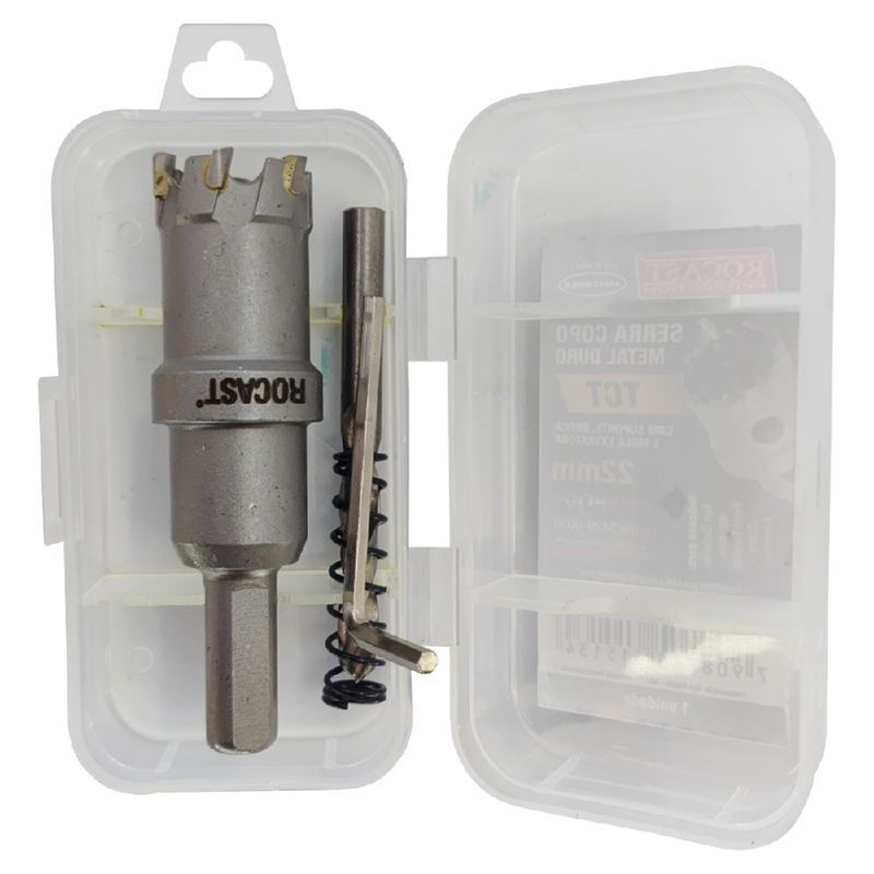 Serra Copo Metal Duro TCT 22mm (764,0004) - Rocast