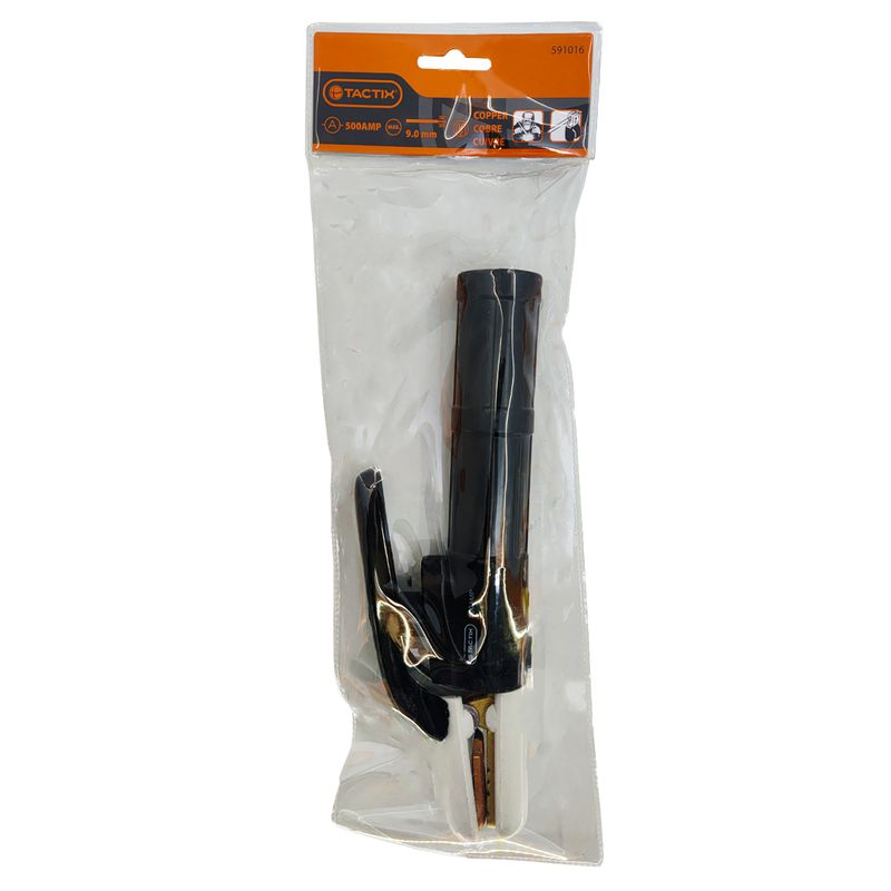 Porta Eletrodo Com Mordente em Cobre 500A (591016) - Tactix