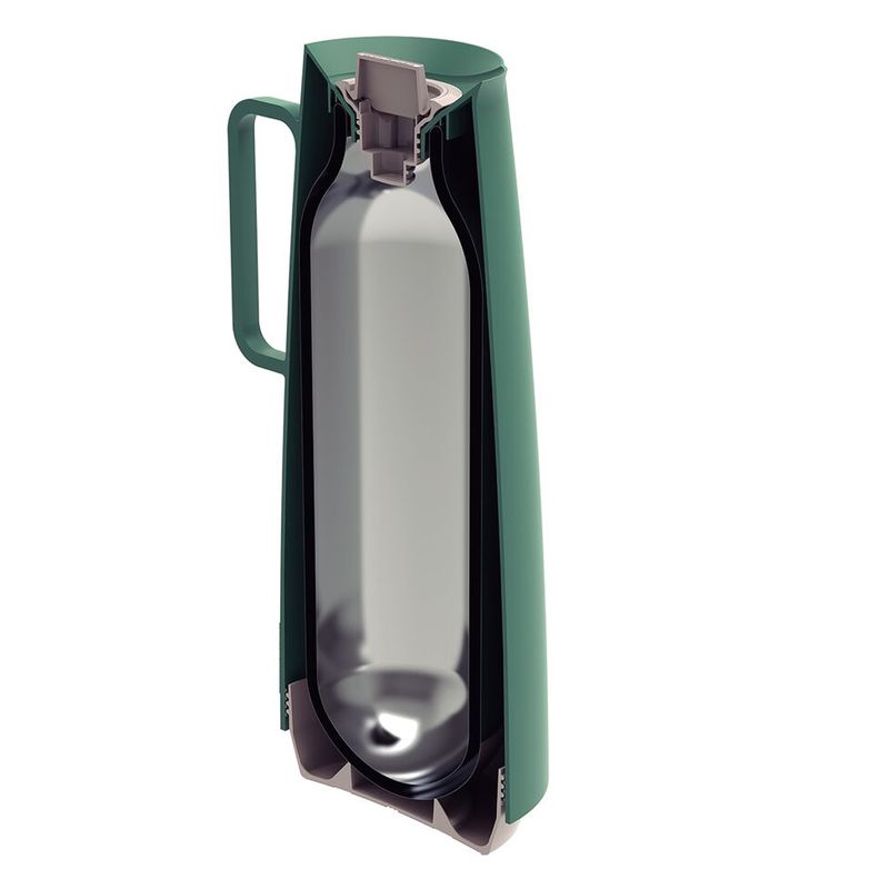 Bule Térmico Plástico Exata Verde 1L (61636/107) - Tramontina