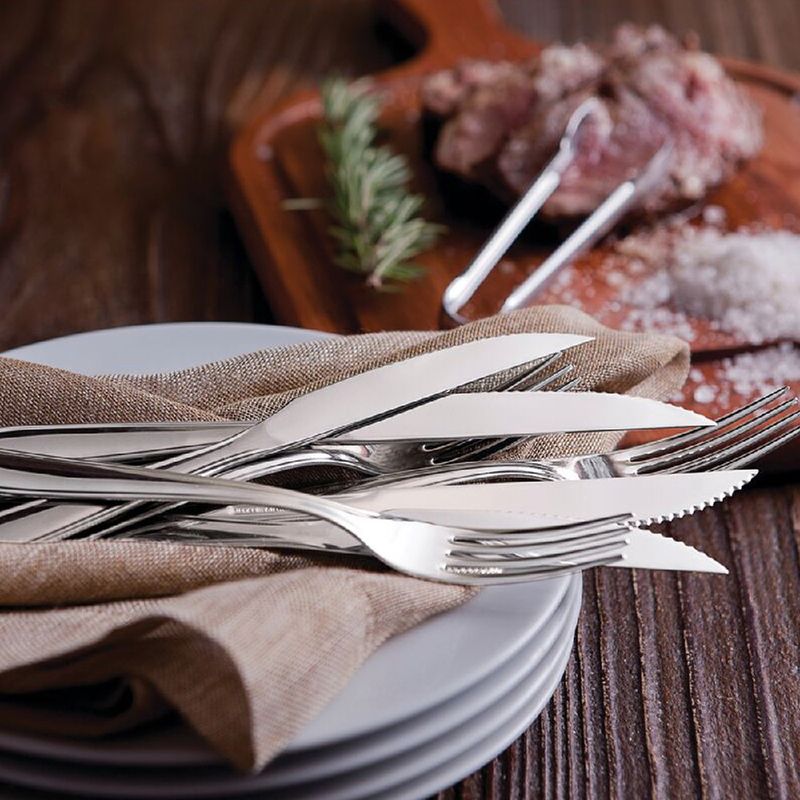 Faqueiro Para Churrasco Laguna em Aço Inox 24 Peças (66906/575) - Tramontina