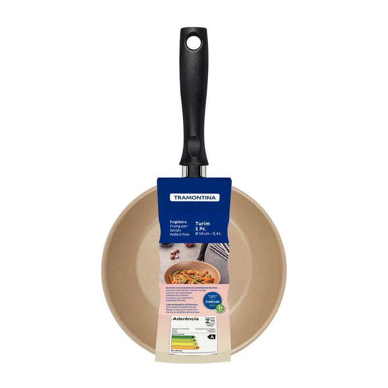 Frigideira Turim em Alumínio Antiaderente Vermelha 16cm / 0,4L (20260/716) - Tramontina