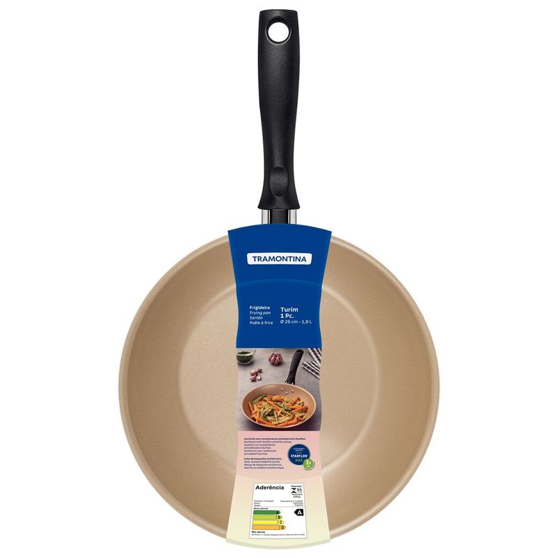 Frigideira Turim em Alumínio Antiaderente Vermelha 26cm / 1,8L (20260/726) - Tramontina