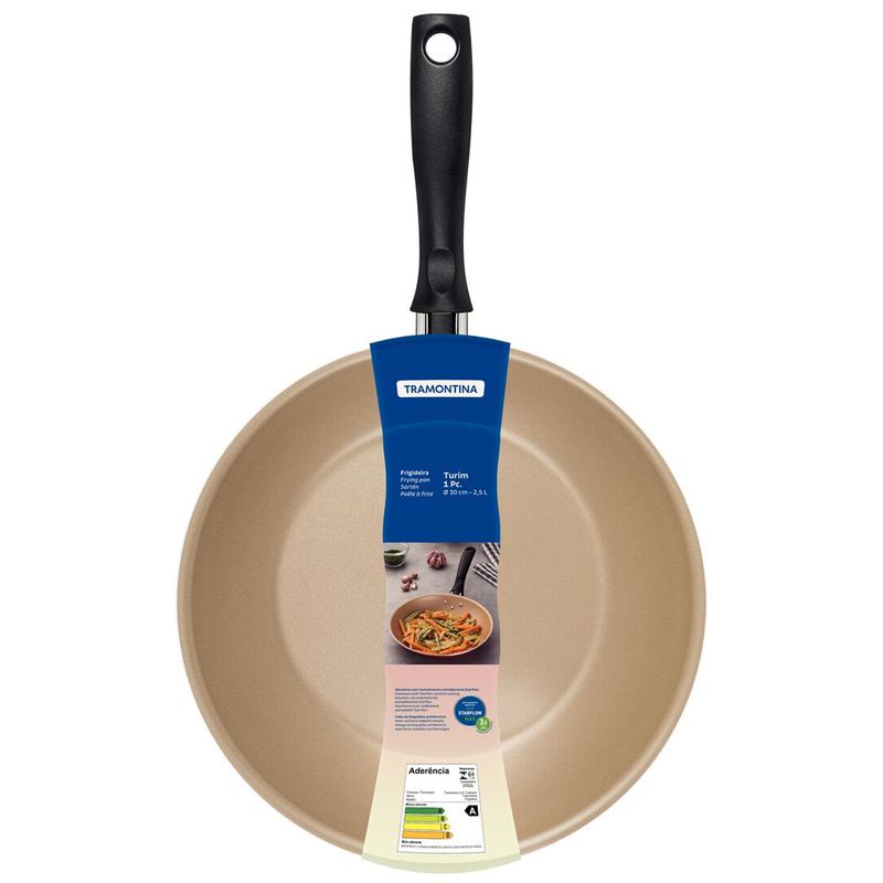 Frigideira Turim em Alumínio Antiaderente Vermelha 30Cm / 2,5L (20260/730) - Tramontina