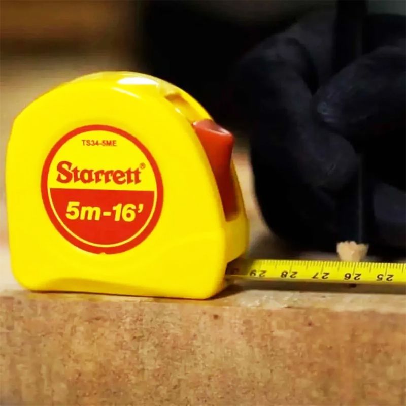 Trena de Aço Com Trava 5 Metros (DTS34-5ME) - Starrett,