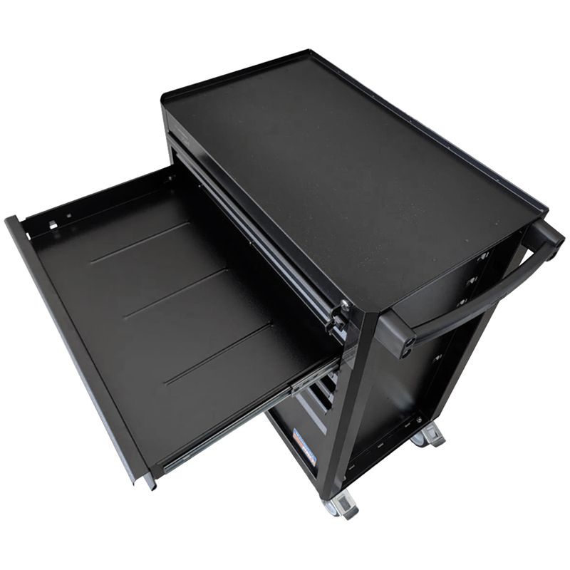 Carrinho Fechado Para Ferramentas Com 5 Gavetas e 1 Porta Preto (44950/959) - Tramontina Pro