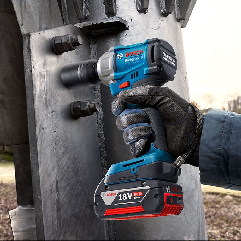 Chave de Impacto GDS 18V-350 Com Carregador e 2 Baterias (06019M50E1) - Bosch