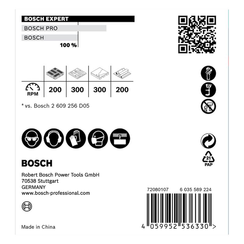 Serra Copo EXPERT Construction Material 152mm - 6'' (2608900487) - Bosch,