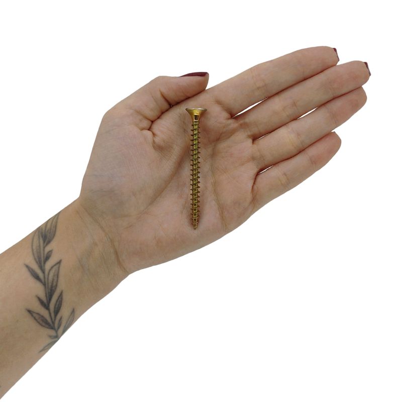 Kit Parafuso Chipboard 6,0x65mm 41,0019 (Com 100 Unidades) - Nord