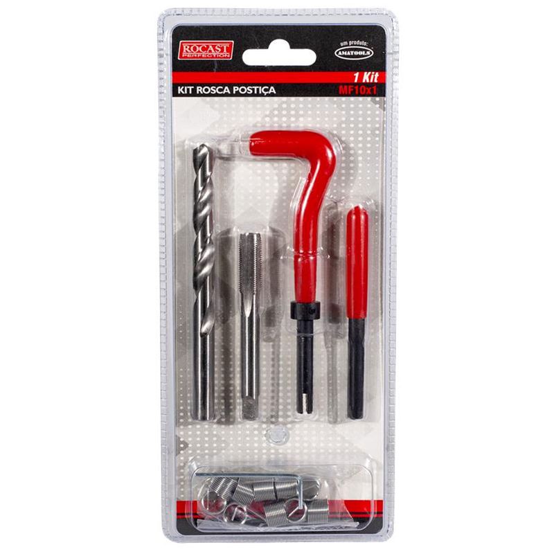 Kit Rosca Postiça MF10 x 1,0 FPP (95,0022) - Rocast