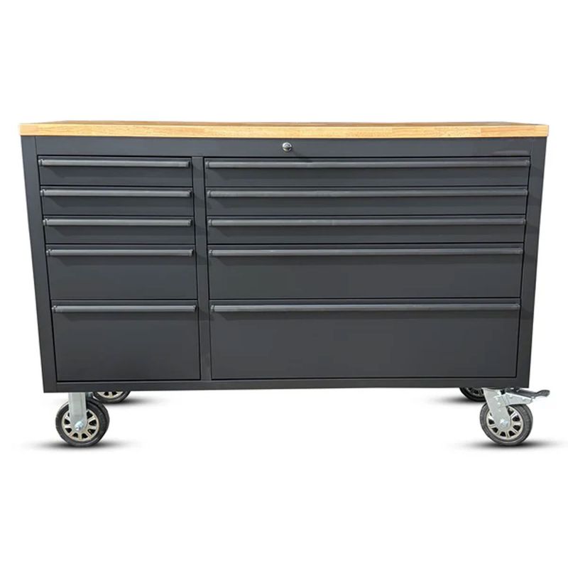 Carrinho Bancada Móvel Para Ferramentas 56'' Com 10 Gavetas Preto (UWT056B) - Ultimate Onsite